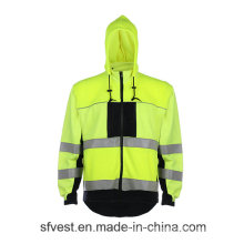 Moletom com capuz Fr High Visibility Reflective Sweartshirt Material à prova de fogo Swearshirt